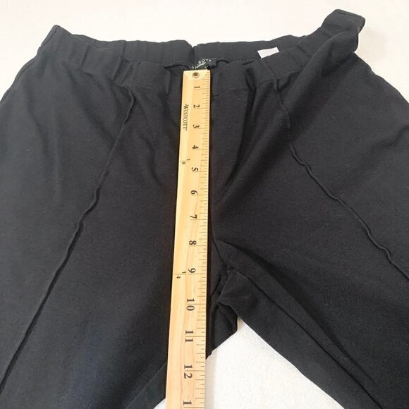 Talbots black stretch pull on elastic waist line detail skinny dress pants - Picture 3 of 8